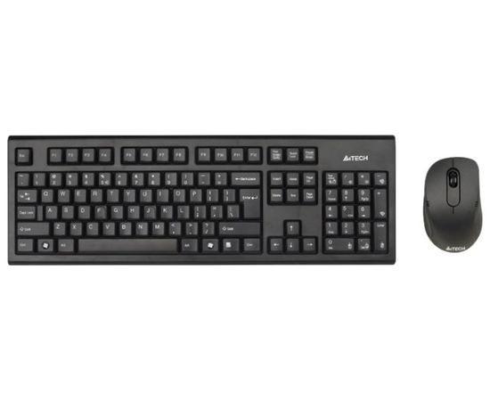  Клавиатура и мышь A4Tech 7100N Black, USB 