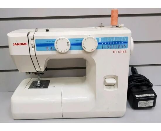  Швейная машина Janome TC-1216S (TC-1216S), электромеханическое управление, качающийся челнок, количесство операций:16 