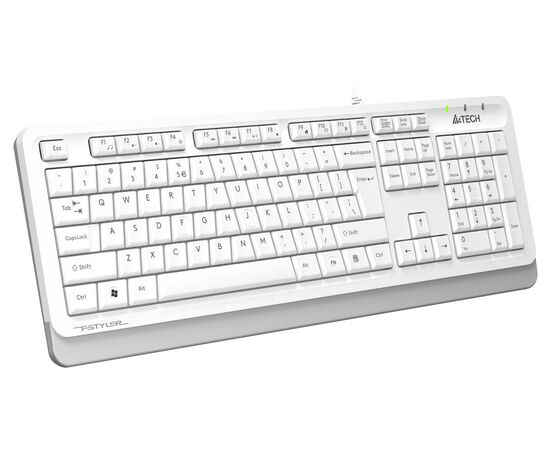  Клавиатура A4Tech Fstyler FKS10 белый/серый 