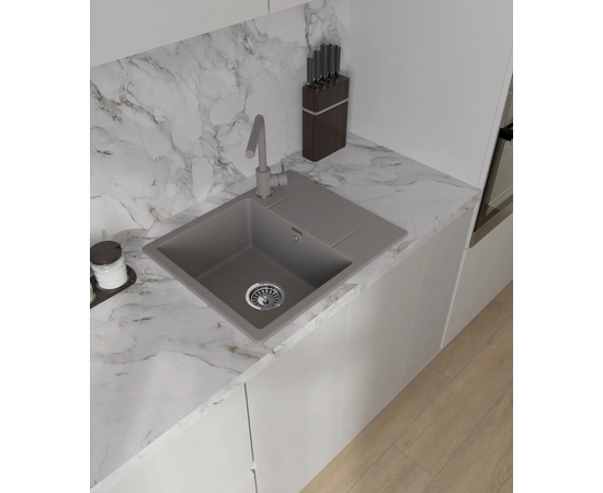  Кухонная мойка GRANFEST Urban 258L gray 