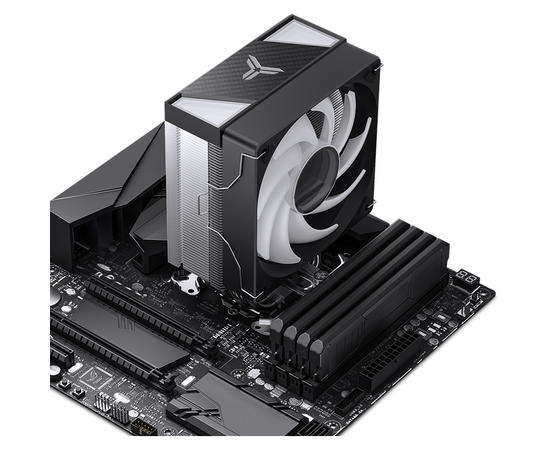  Кулер JONSBO CR-1000 V2 Pro ARGB LGA1700/1200/115X/AM5/AM4 (TDP 230W, PWM, 120mm ARGB Fan, 6 тепловых трубок, 4-pin) Retail 